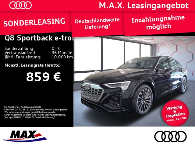 Audi Q8 e-tron 55 Sportback S-LINE +MATRIX+PANO+HUD+