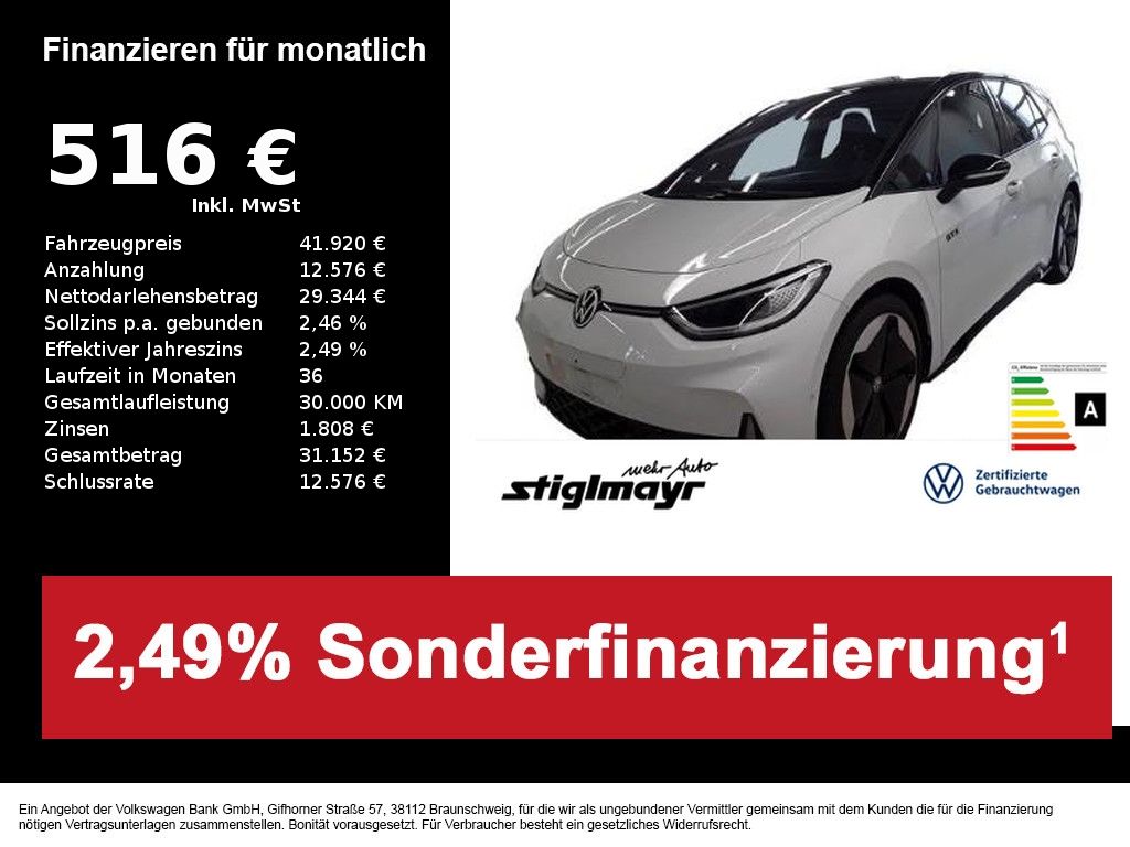 VW ID.3 GTX 84-kWh+DCC+HUD+IQ-LIGHT+PANO
