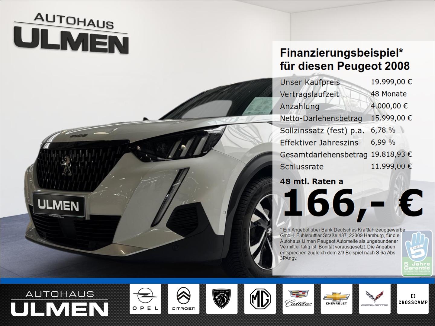 Peugeot 2008 GT 130 Navi Sitzheizung Rückfahrkamera