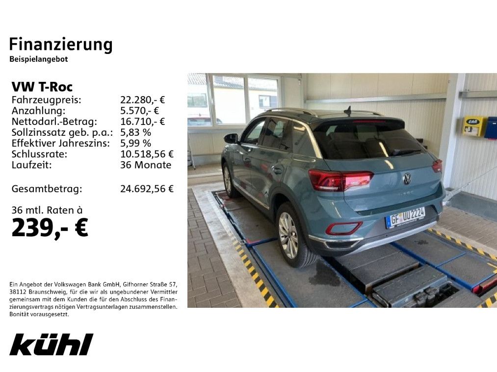 Volkswagen T-Roc 1.5 TSI DSG Style LED ACC Kamera App Navi foto 2