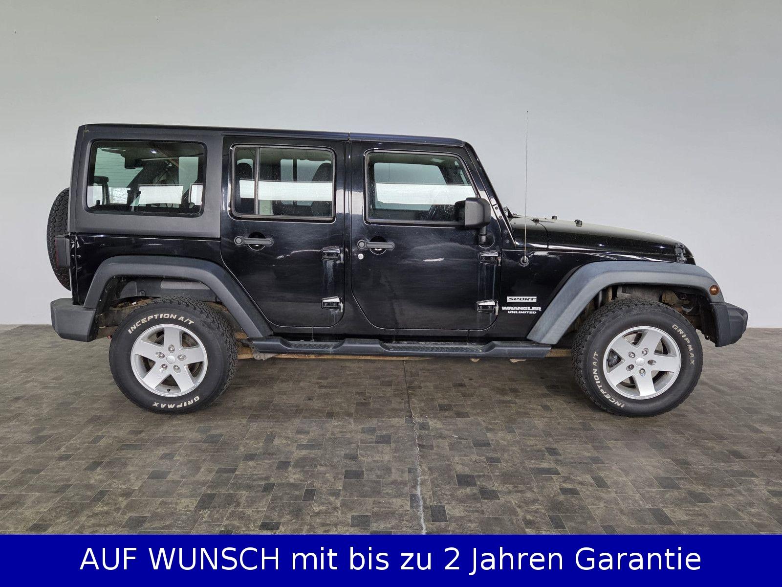 Jeep Wrangler Unlimited Sport 5 türig , AHK