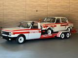 Wartburg 353 Rallye Trans mit 353 WR Rallyewagen - weiße Wartburg 353