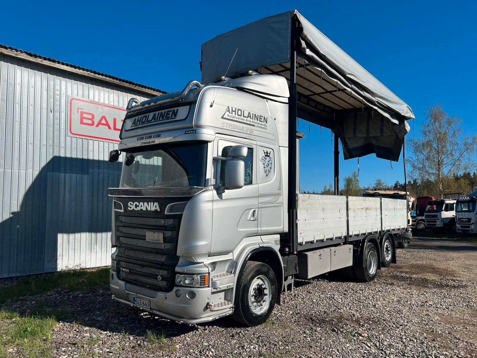 Scania R500 + HYDRAULIC ROOF + HYDRAULIC CURTAINS