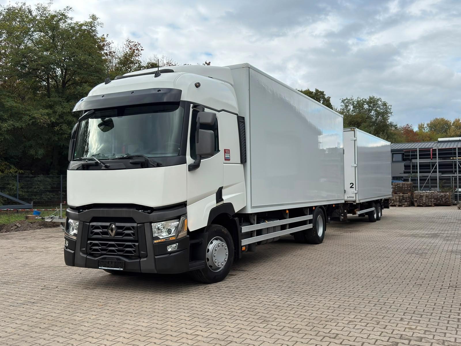 Renault T380 4x2 Koffer LBW 2to. Kpl.Zug Durchlade *TOP*