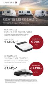 Tabbert Cazadora oder Da Vinci  700 kd - Angebote