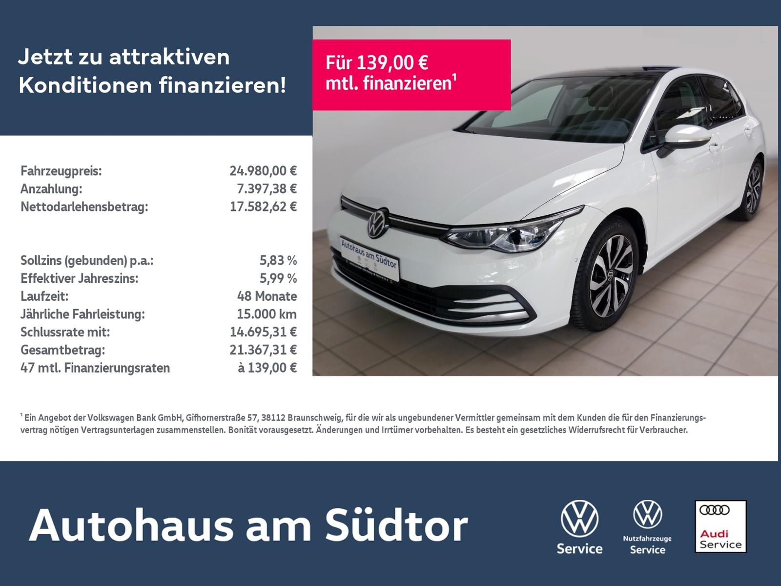 Volkswagen Golf VIII Active 2.0 TDI DSG | LED AHK RFK ACC
