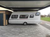 Dethleffs c`go 495 qsk, Stockbett, Heckgarage, gr. Markise - Wohnwagen Stockbett
