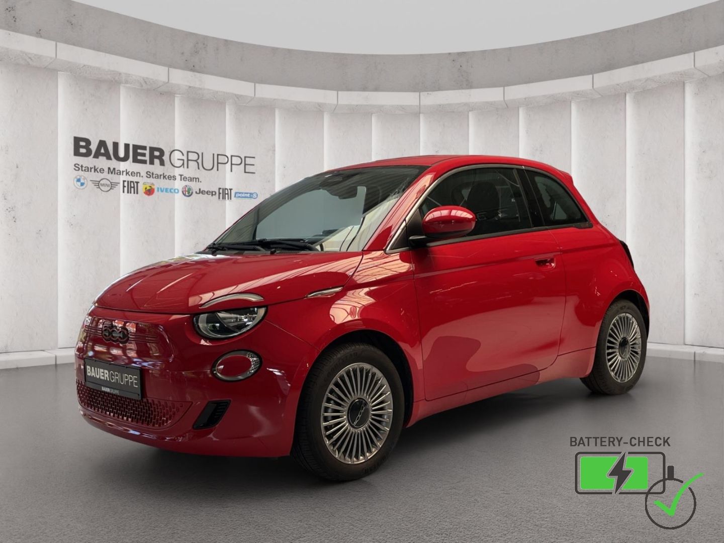Fiat 500e Red Navi Memory Sitze Apple CarPlay Android