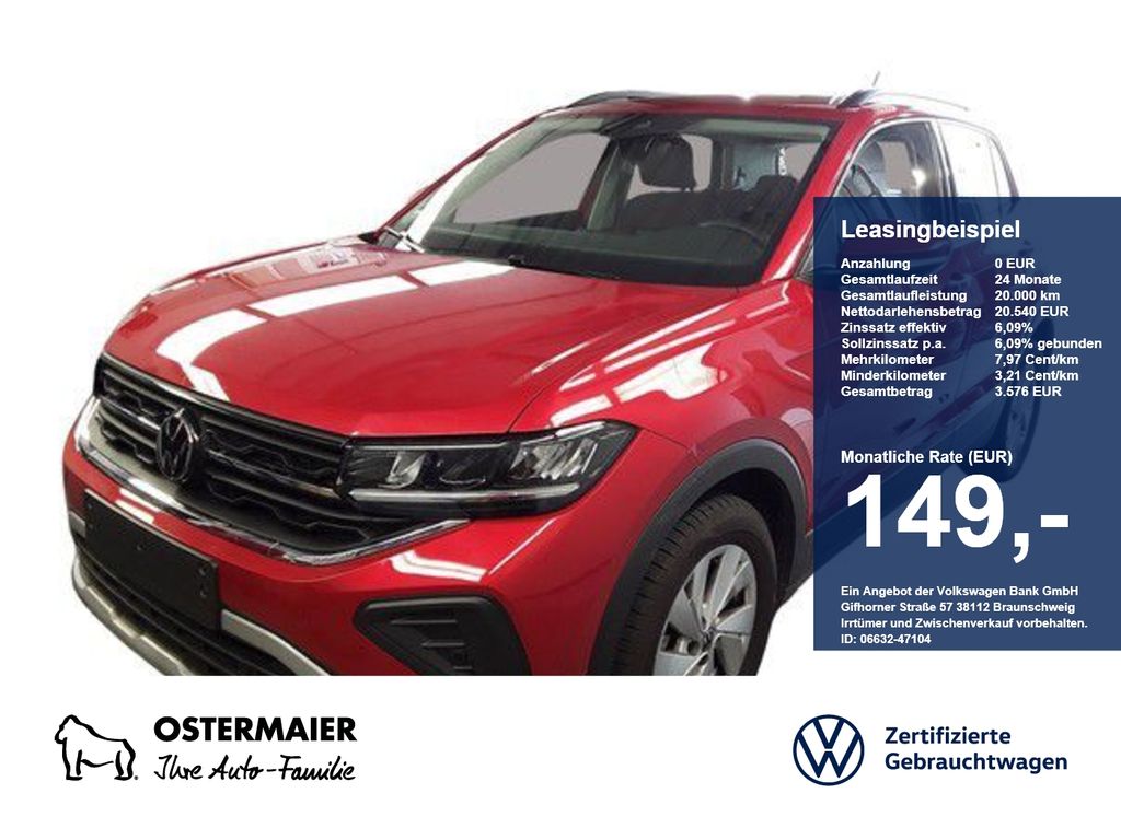 Volkswagen T-Cross LIFE 1.0TSI 116PS ACC.5J-G.KAMERA.NAVI+V