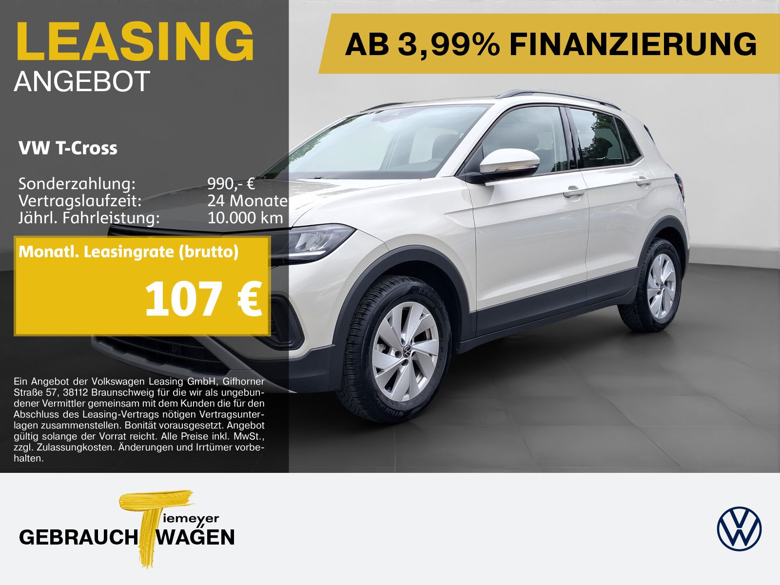 Volkswagen T-Cross 1.0 TSI LIFE ASSIST APP-CON LM16