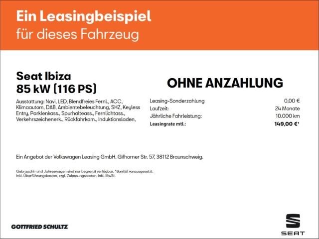 Seat Ibiza STYLE 1.0 TSI LED*Navi*SHZ*Rückfahrkamera