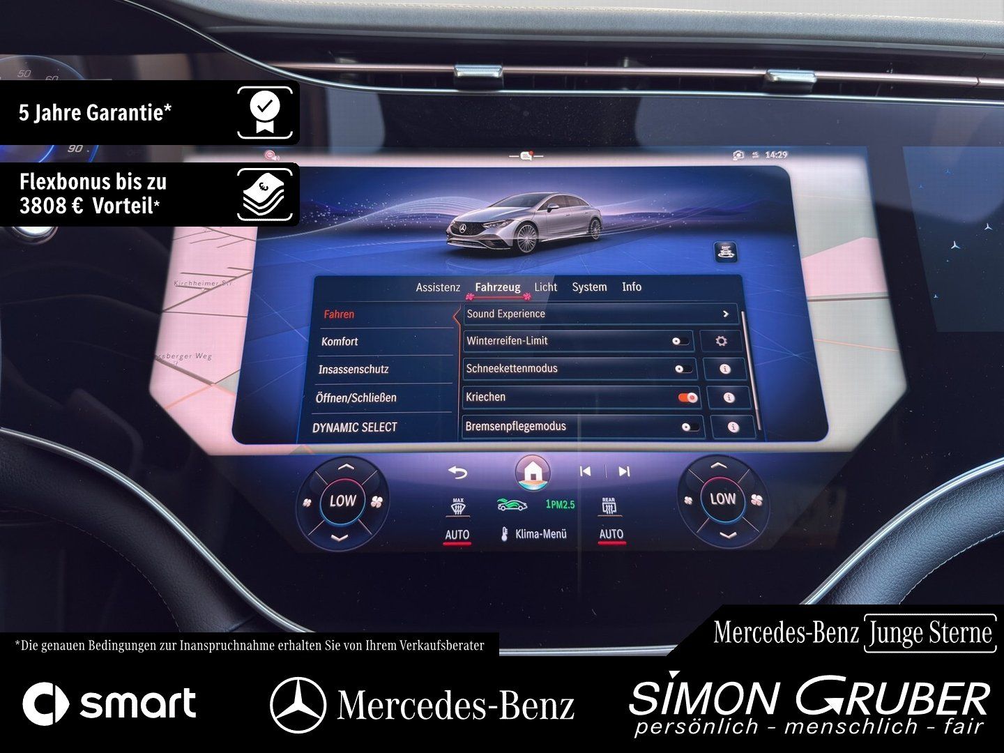 Fahrzeugabbildung Mercedes-Benz EQE 500 4M AMG Premium+ Nappa Hyper Pano Md 2025