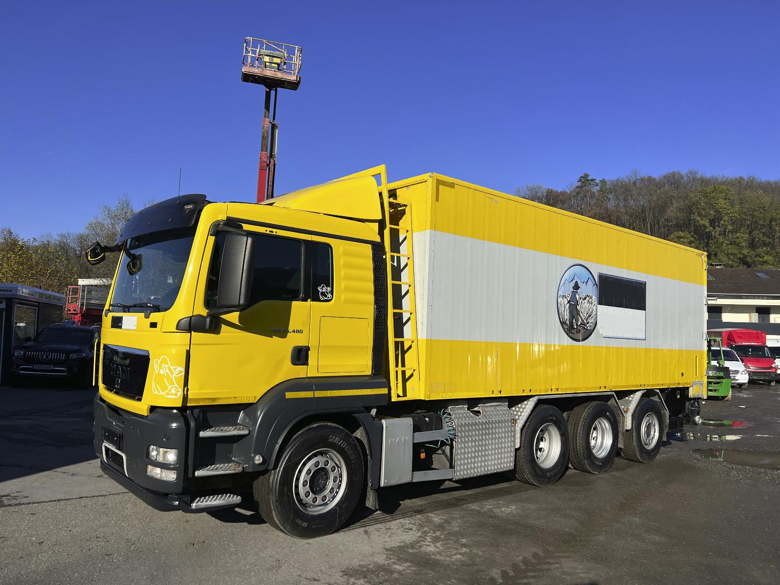 MAN TGS 35.480 8x4-4*Pellets Futter*Saug+Druck Kippe