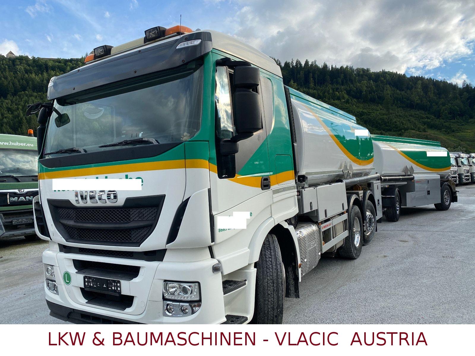 Iveco Stralis 460 Benz/Diesel Schwarzmüller-Kompletzug