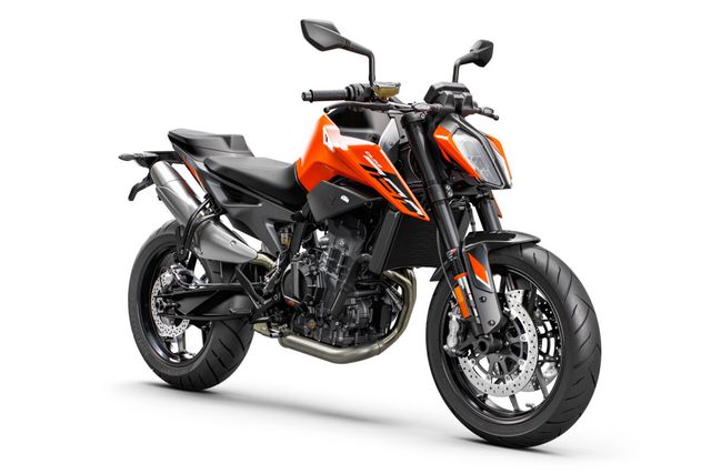 KTM 790 Duke 2024 orange, A2 optional