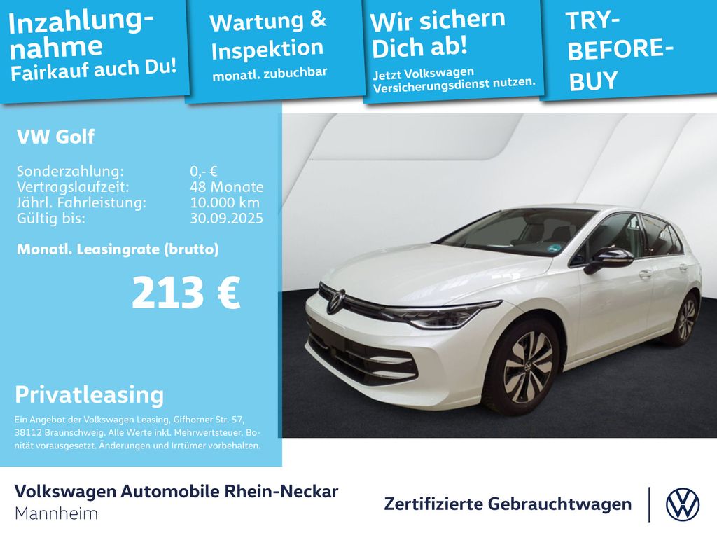 Volkswagen Golf VIII 1.5 TSI GOAL Navi Kamera AHK uvm