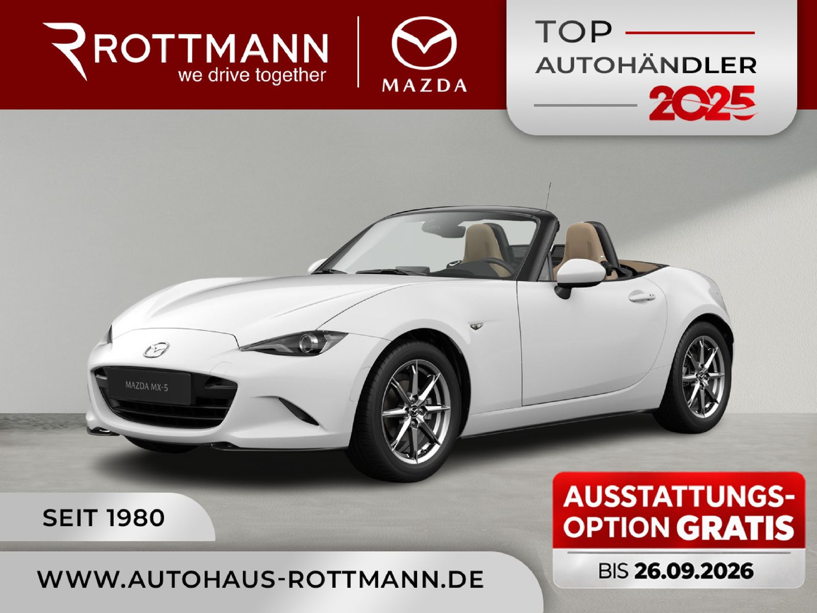 Mazda MX-5 2027 1.5 SKYACTIV-G 136ps KAZARI