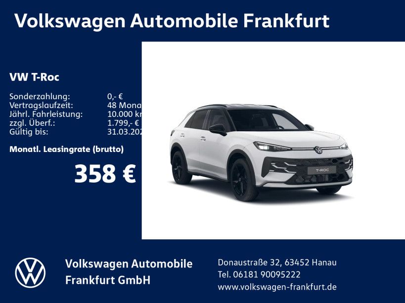 T-Roc Style 1.5 l eTSI OPF 110 kW (150 P S) 7-Ga