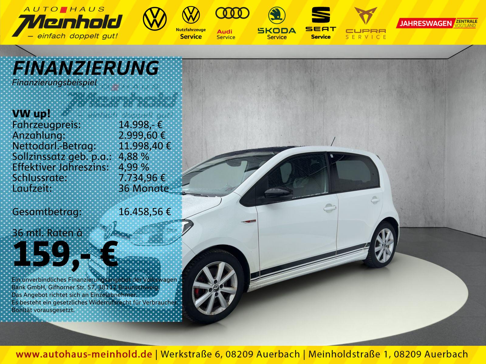 Volkswagen up! GTI, Klima, Beats, Kamera, GRA, Einparkhilfe