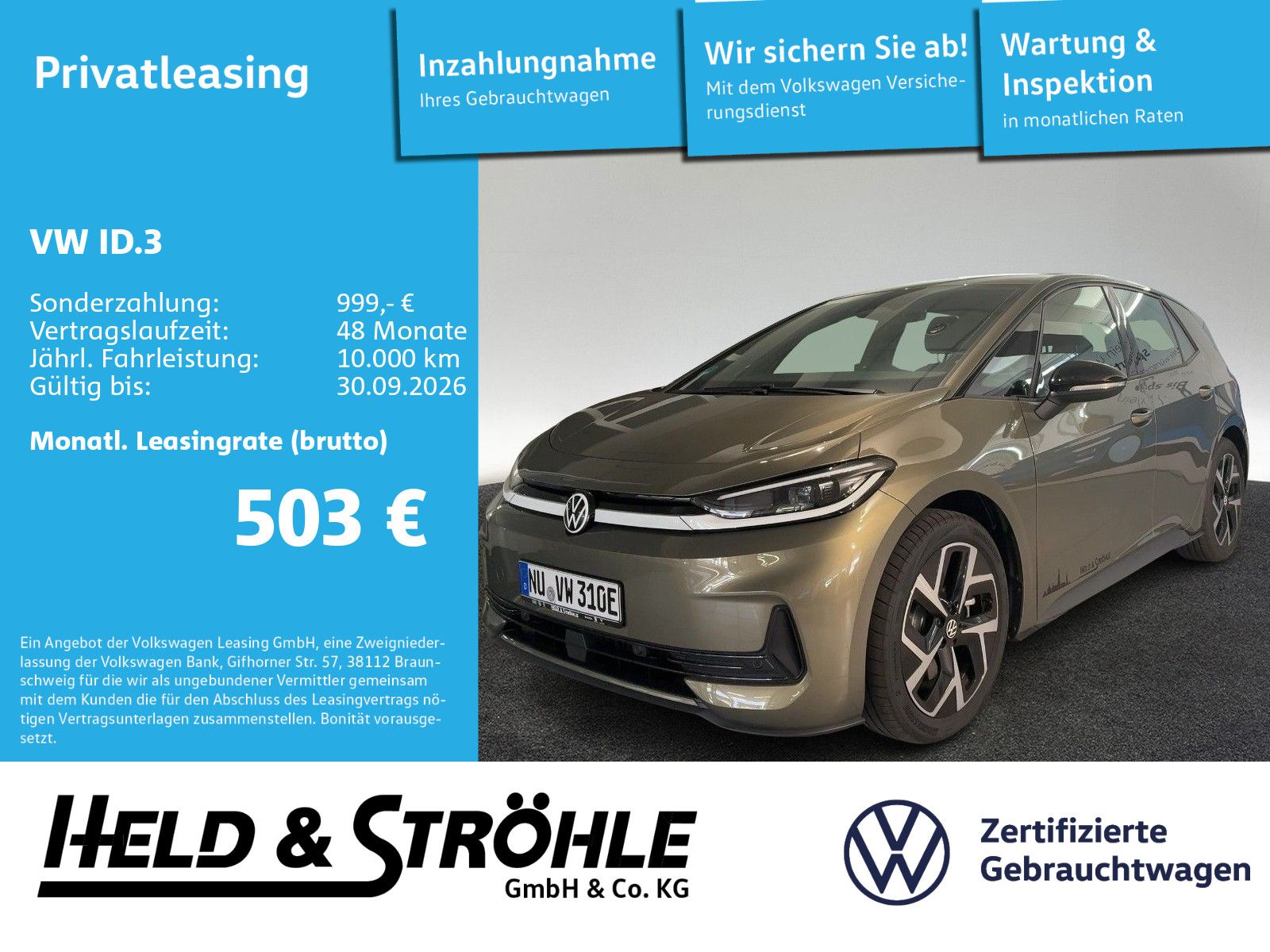 Volkswagen ID.3 Neo Life 140 kW (190 PS) 58 kWh SHZ WKR foto 1