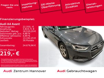 Audi Leasingangebot: Audi A4 Avant 30 TDI LED ACC Navi DAB