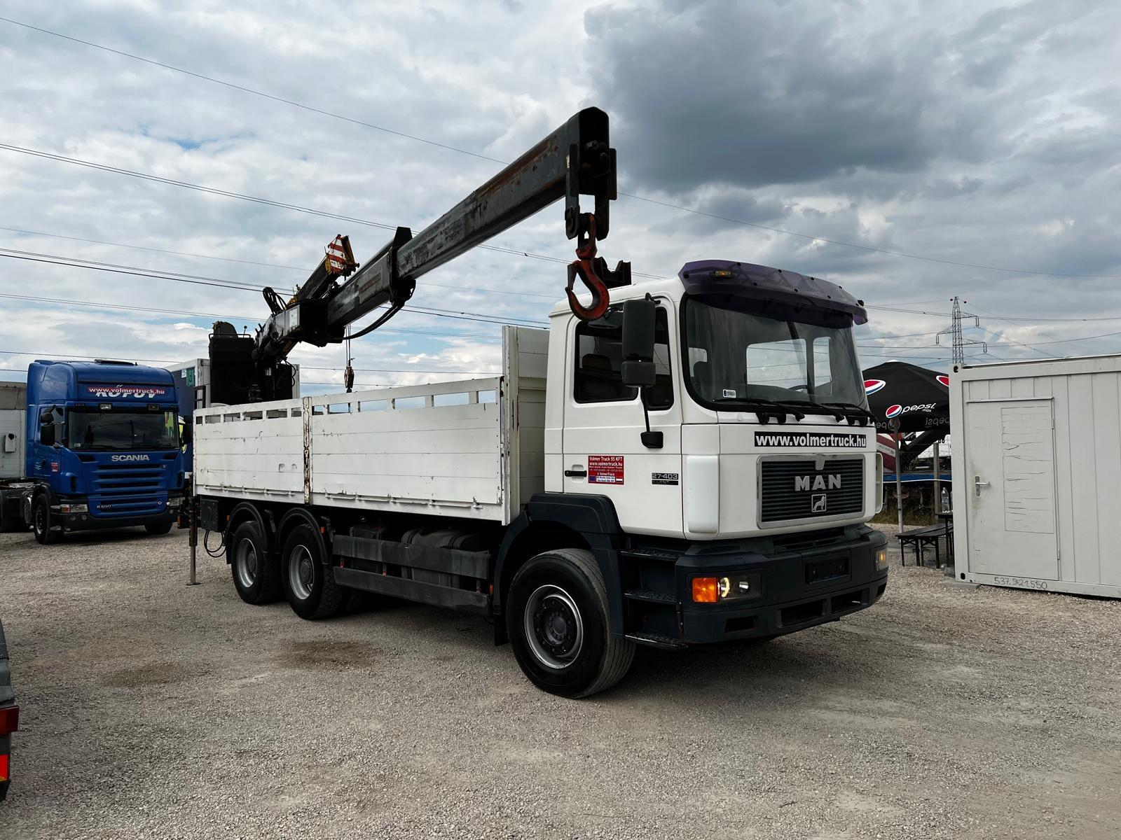 MAN 27.403 - 6x4 - Full steel - HIAB - ZF