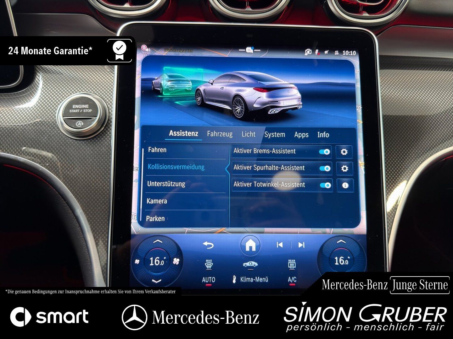 Fahrzeugabbildung Mercedes-Benz CLE 53 4M+ Coupe Perfo Sitz Pano Burm HUD RSound