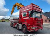 Scania 164/580 8x4 Kran EFFER 1250 Fly Jip Winch - Scania 164
