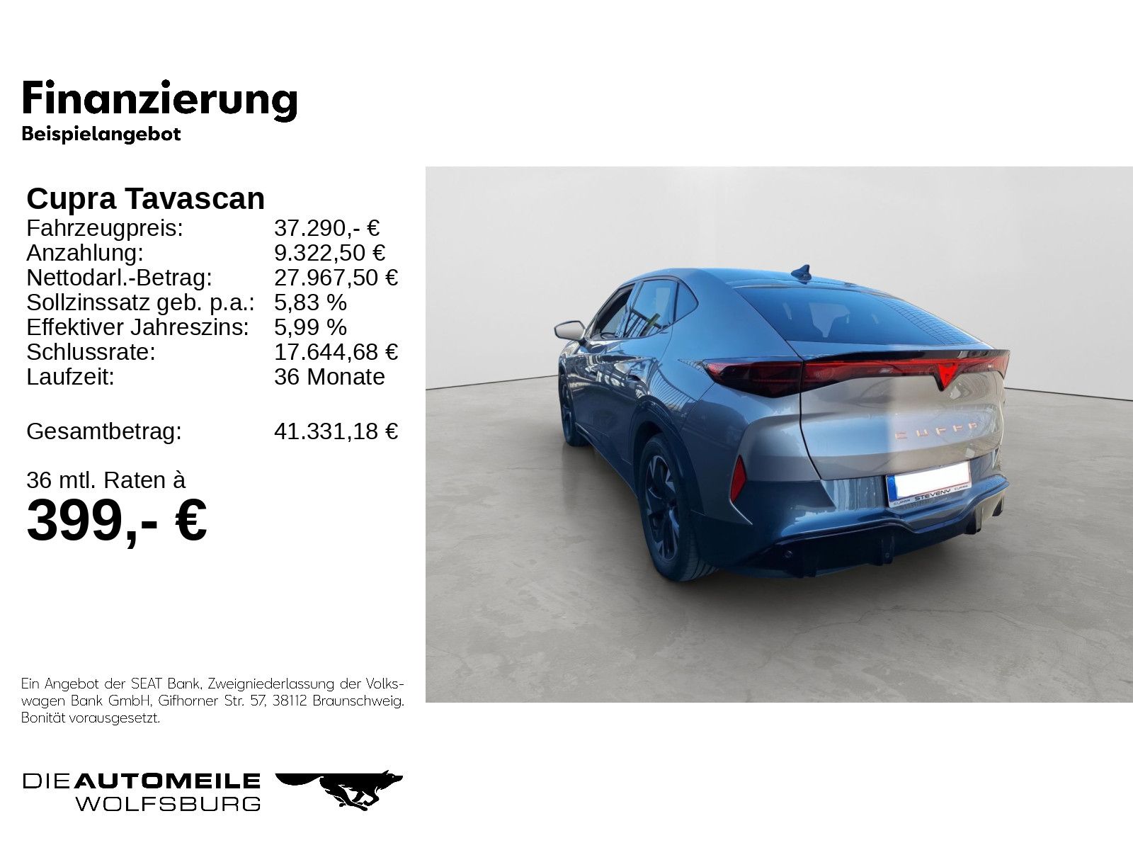 Cupra Tavascan Endurance WäPu NAVI LED SITZHZ foto 2