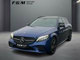 Mercedes-Benz C 180 T-Modell AMG-Line/Navi/Pano.Dach/LED/Night - Mercedes-Benz C 180: Blau