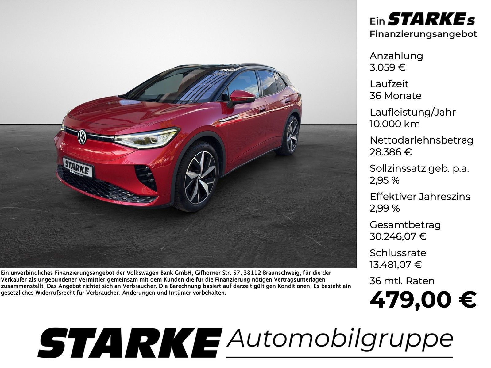 Volkswagen ID.4 GTX 4M AHK Pano EasyOpen HeadUp