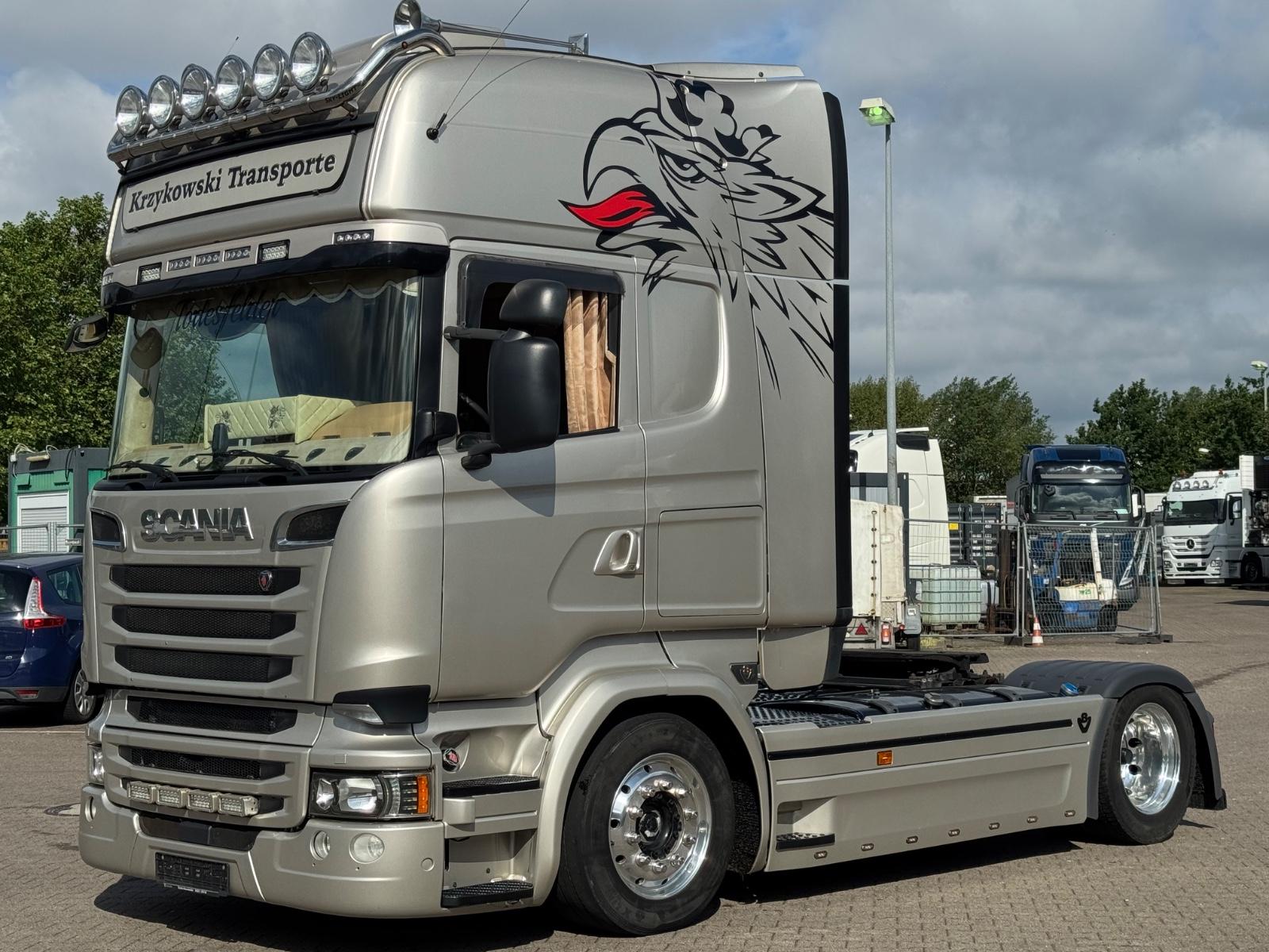 Scania S580 V8 - RETARDER - VOLL SPOILER - SHOWTRUCK