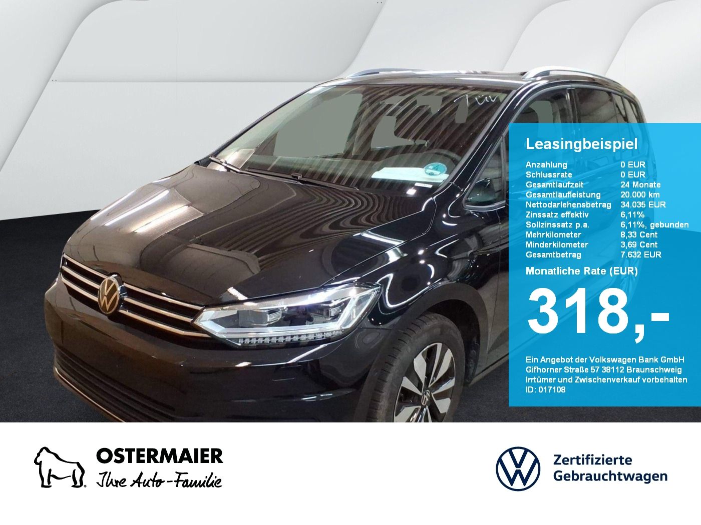 Volkswagen Touran GOAL 2.0TDI 150PS DSG ACC.7-S.AHK.NAVI+VC