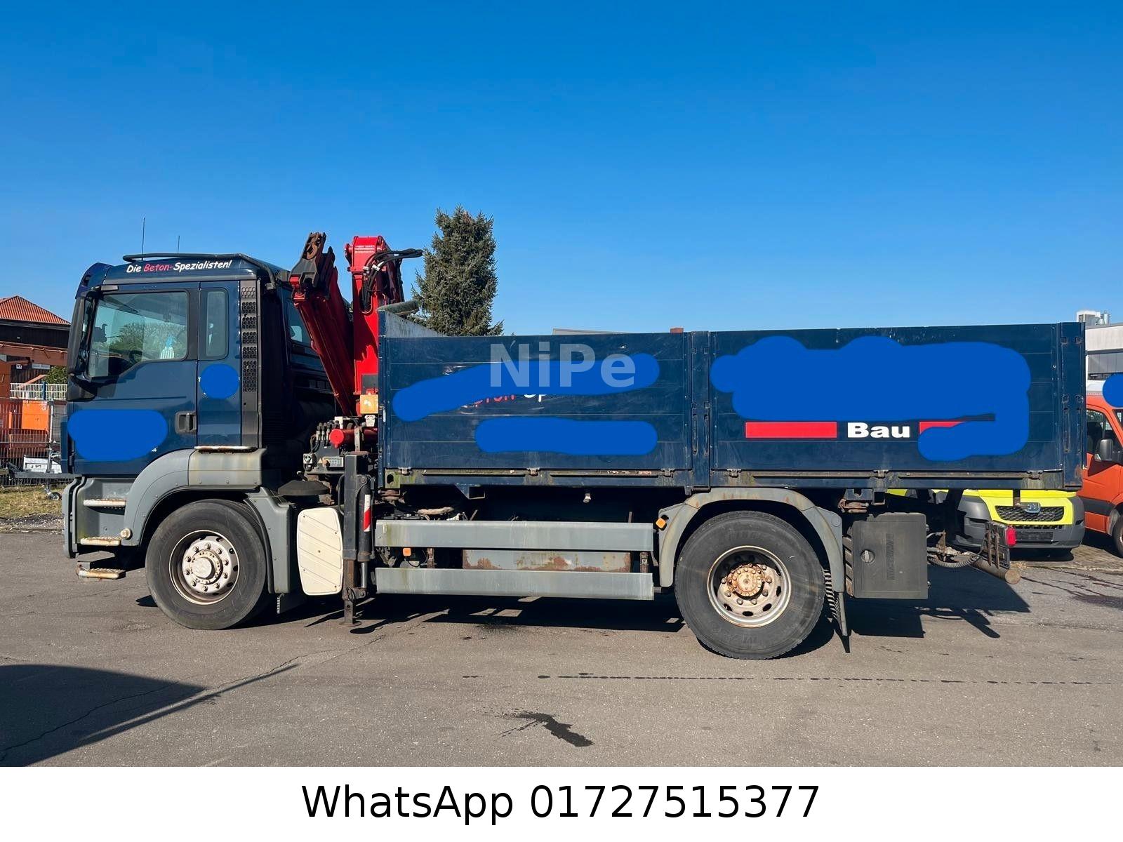 MAN TGS 18.320 4x4 Kran TEREX 120.2E ; BDF Pritsche