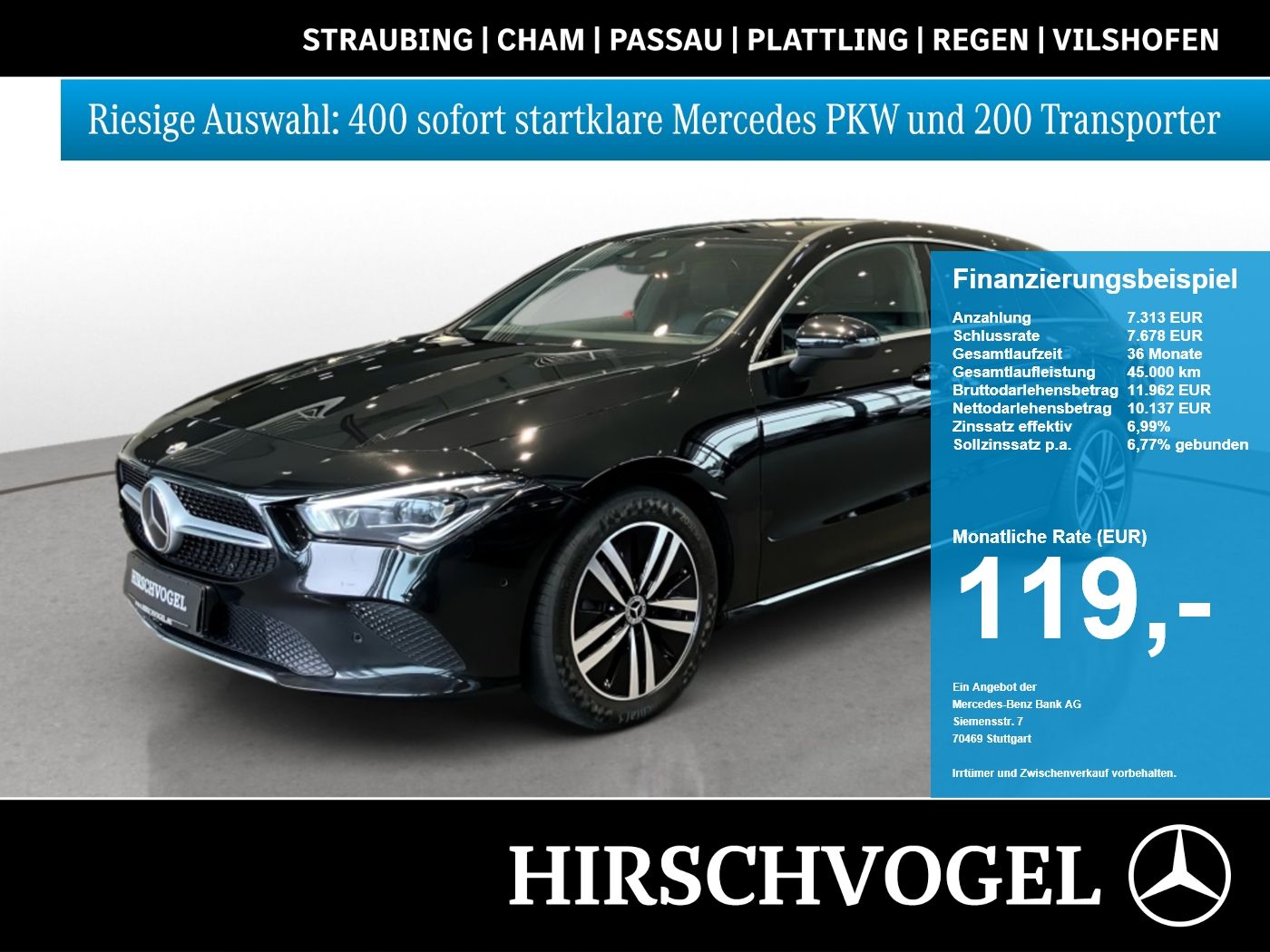 Mercedes-Benz CLA 200 d SB Progressive+AHK+DISTRONIC+MULTIBEAM