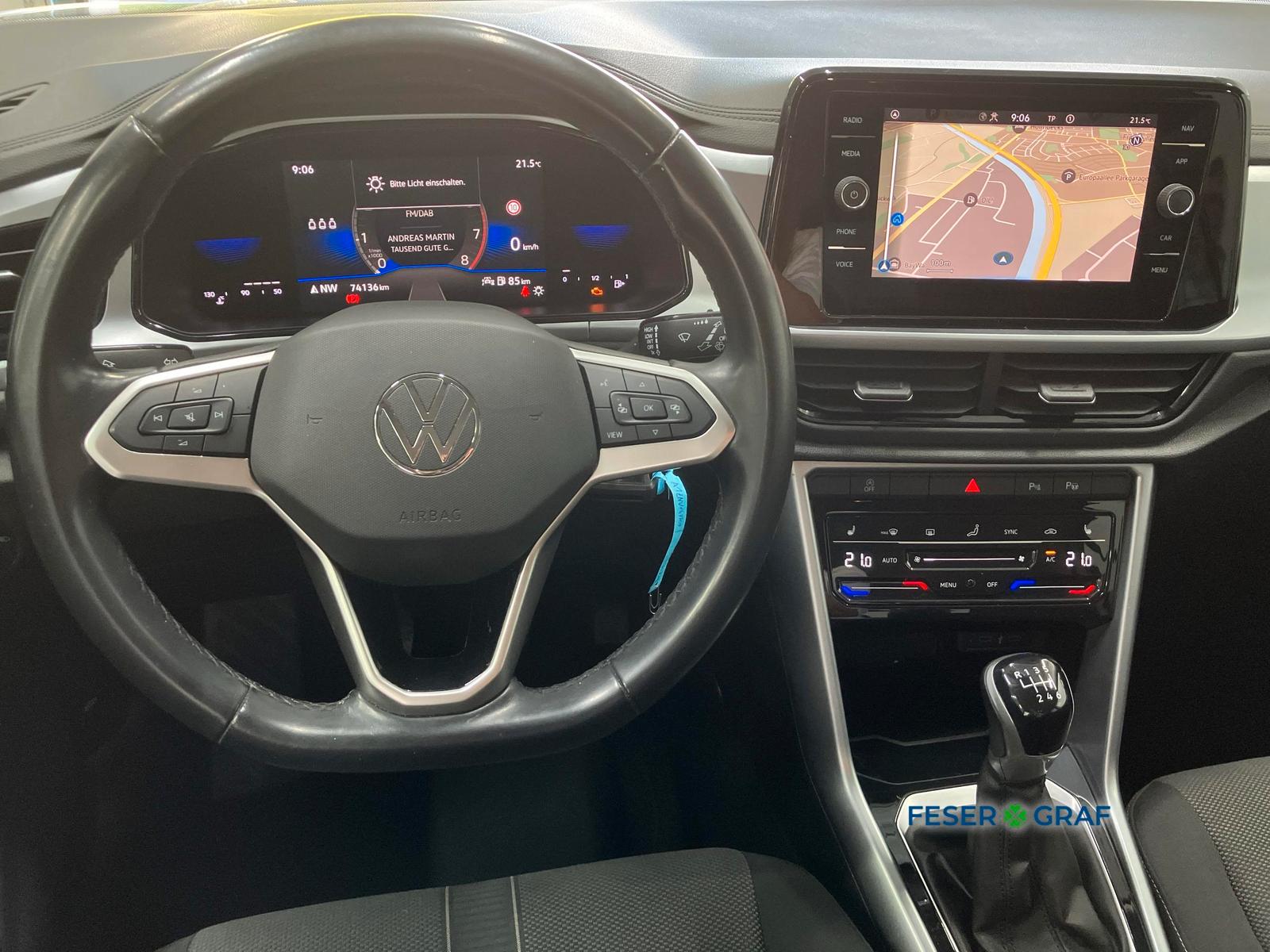 Volkswagen T-Roc Life 1.0 TSI LED Navi SHZ Virtual PDC, миниатюра 7