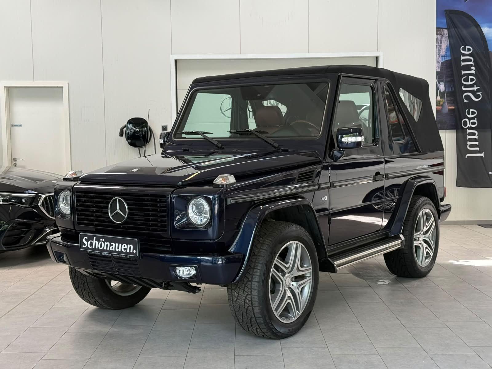 Mercedes-Benz G 500 Cabrio blau/braun NEUZUSTAND+STHZ+HISTORIE