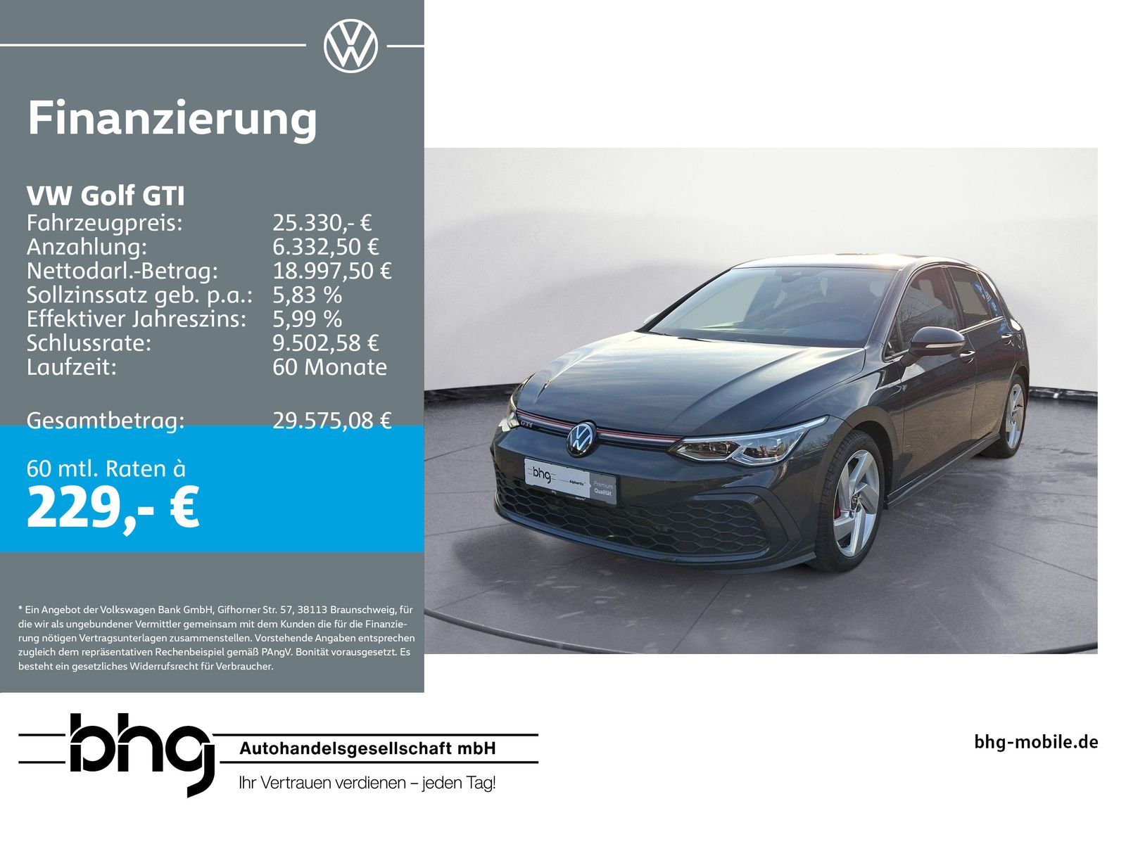 Volkswagen Golf GTI 2.0 TSI DSG