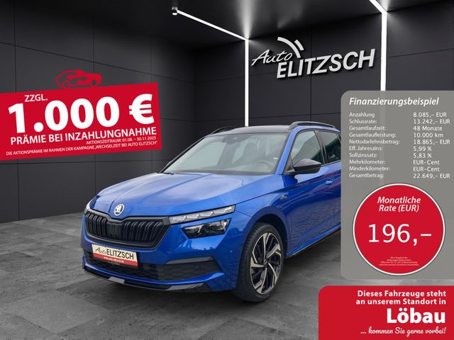 SKODA Kamiq TSI Monte Carlo DSG Navi AID ACC RFK Pano