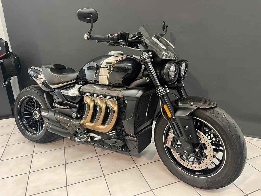 Triumph Rocket 3 TFC Nr. 619 mit seitlichem Kennzeichen