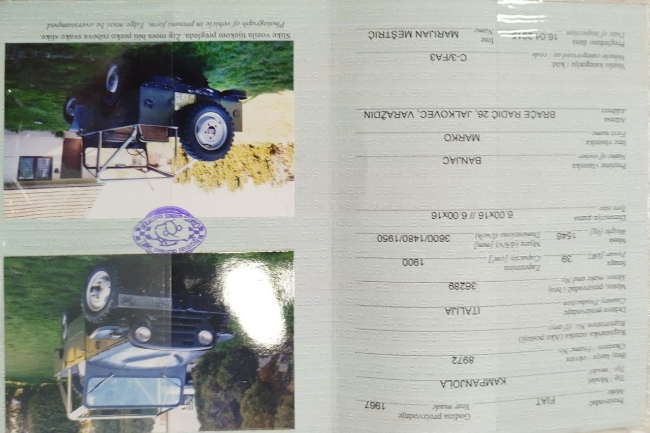 Fahrzeugabbildung Fiat Campagnola- 1967 -