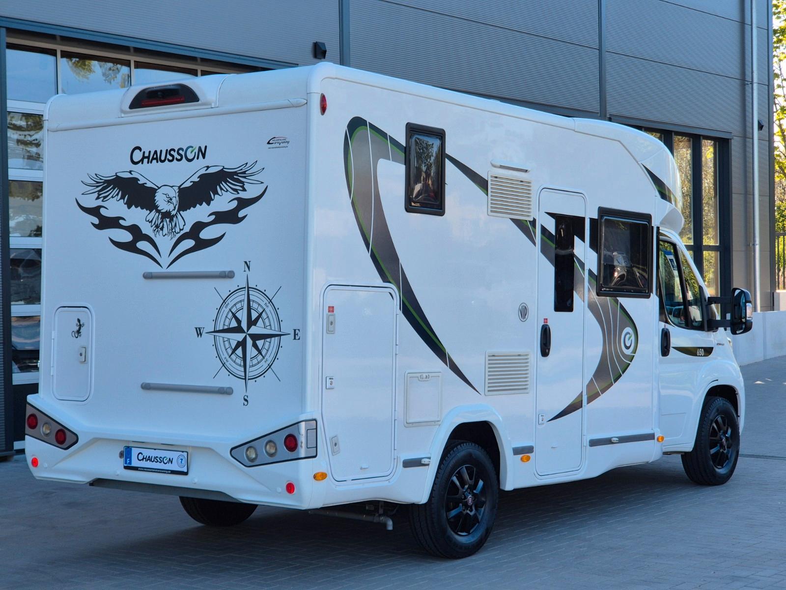 Chausson 650 VIP *Hubbett*Smart-TV*Luftfeder*Navi*Solar