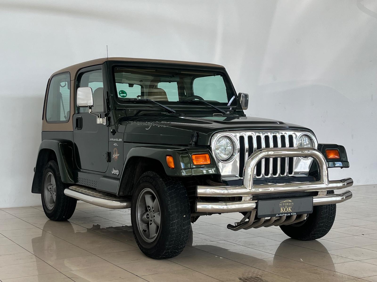 JEEP WRANGLER SAHARA - 4.0 177ch - 4X4 - VOLANT EN CUIR