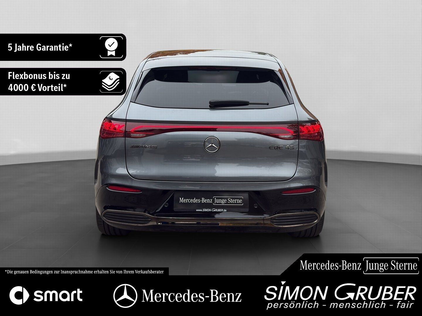 Fahrzeugabbildung Mercedes-Benz EQE 43 4M SUV AMG Night Pano HUD Sitzklima Nappa