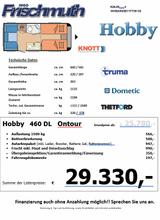 Hobby OnTour 460 DL, Movervorbereitung - Hobby OnTour 460 DL
