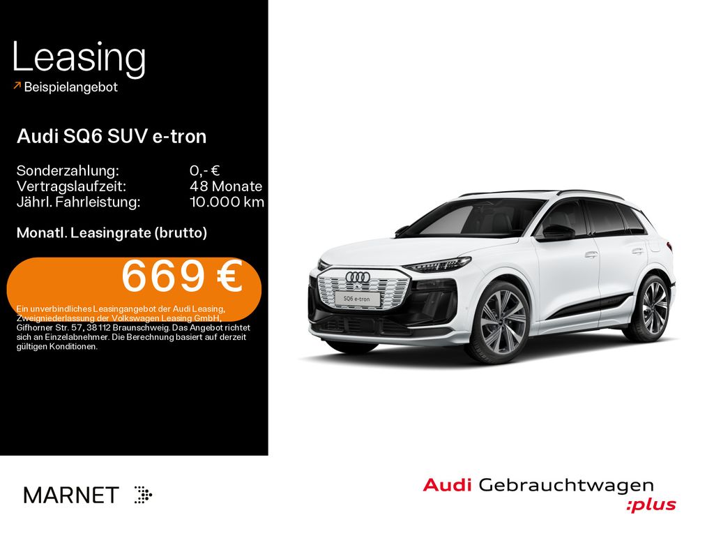 Audi SQ6 SUV e-tron quattro*Navi*Matrix*Alu*HUD*B&O*P