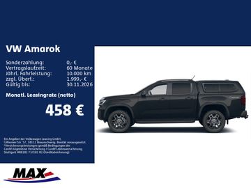 Volkswagen Leasingangebot: Volkswagen Amarok Dark Label 3.0 TDI 177 Hardtop*Standh*