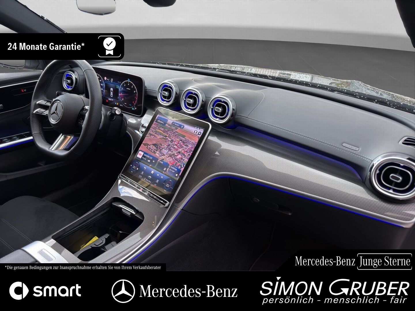 Fahrzeugabbildung Mercedes-Benz C 200 4MATIC AMG 19Zoll Pano Ambi Distr. 360 AHK