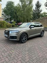 Audi Q7 3.0 TDI quattro S-Line/Standheizung/AHK/PANO - Audi Q7: Beige