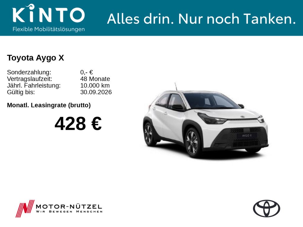 Toyota Aygo X Active inkl. Sitzheizung - ALL-IN LEASING